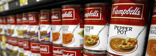 Campbell Soup cans (before changes)