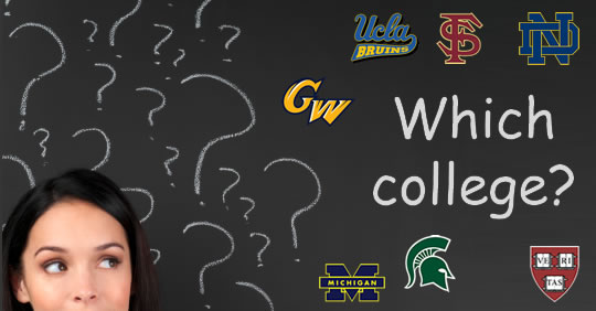 Decision Decisions Choosing A College