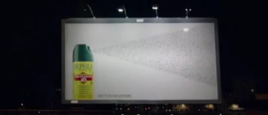 Orphea billboard traps live bugs