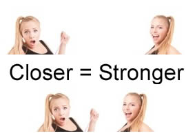 closer is stronger