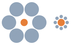 Ebbinghaus illusion