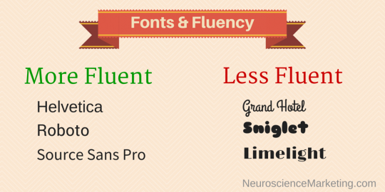 fonts and fluency