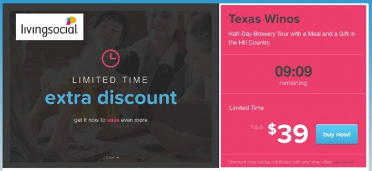 living social timer