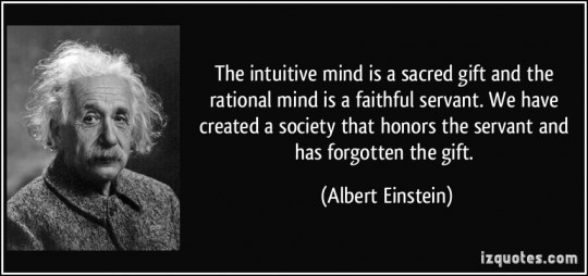 Einstein and intuition