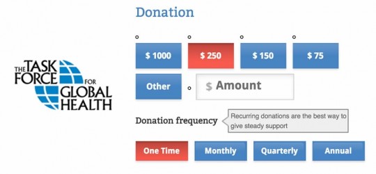 global health donations