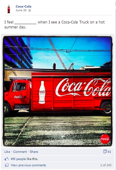 Example of user generated emotion marketing Example of user generated content marketing