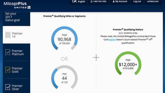 united rewards progress