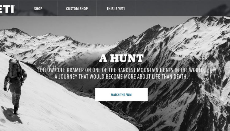 yeti home page